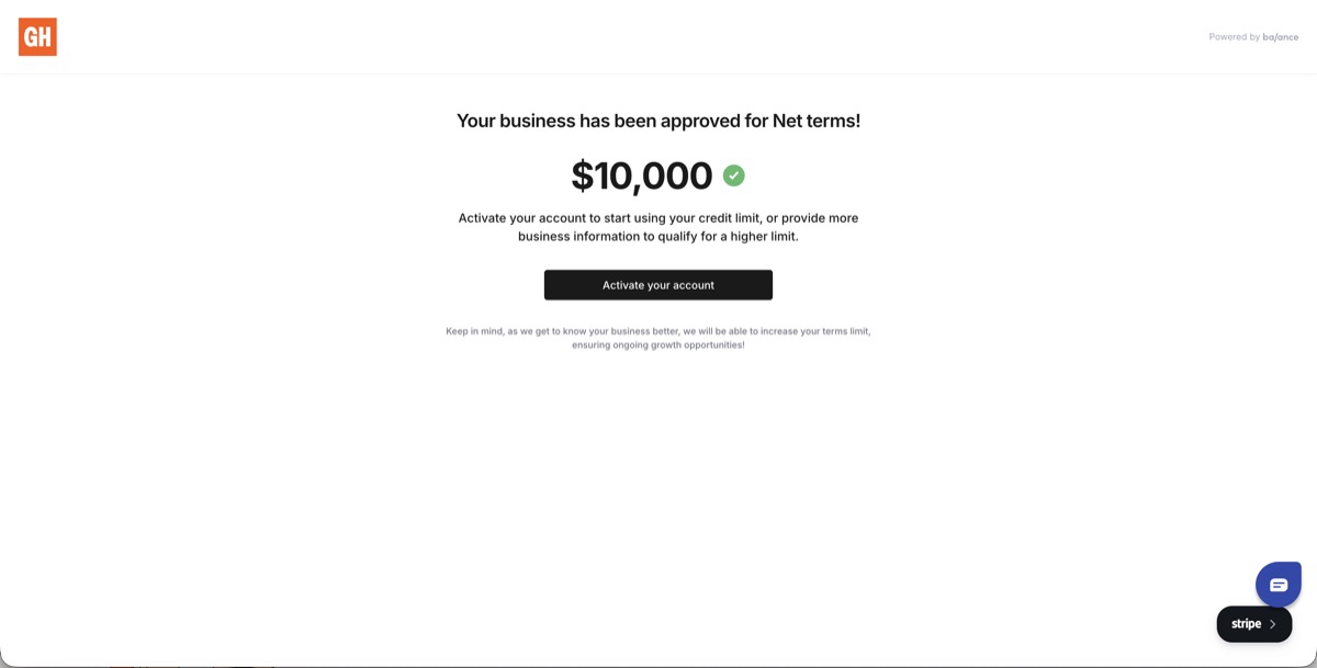 Self-Service account signup screenshot step 17