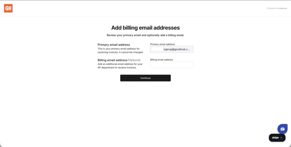 Self-Service account signup screenshot step 18